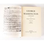 FREEMAN, Douglas Southall (1886-1953). George Washington, New York, 1948-51, volumes I-IV only...