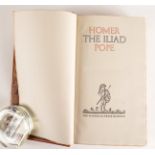 NONESUCH PRESS - HOMER (fl. 9TH- or 8TH-CENTURY B.C.E.). The Iliad, London, 1931, small folio,...