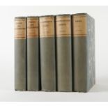 AUSTEN, Jane (1775-1817). The Novels, Oxford, 1923, 5 volumes, large 8vo, coloured...
