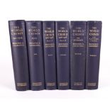 CHURCHILL, Winston (1874-1965). The World Crisis, London, 1923-31, 6 vols., large 8vo, plates,...