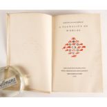 NONESUCH PRESS - Bernard de FONTENELLE (1657-1757). A Plurality of Worlds, London, 1929, 8vo,...