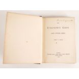 [PATMORE, Coventry (1823-96)]. The Unknown Eros and Other Odes, London, 1877, 8vo, original...