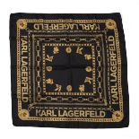 GUCCI, LIBERTY, KARL LAGERFELD AND OTHER DESIGNER HANDERCHIEFS AND SCARVES (QTY)