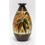 A BOCH FRERES KERAMIS ART DECO EARTHENWARE VASE