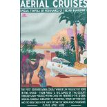 AERIAL CRUISES, AN AIR-TRANSPORT ADVERTISING POSTER