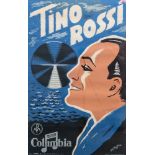 TINO ROSSI: A FRENCH VINTAGE POSTER BY KIFFER CH