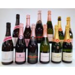 12 BOTTLES ENGLISH SPARKLING ROSÉ WINE