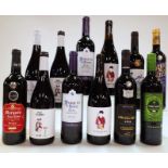 11 BOTTLES SPANISH AND 1 NEW ZEALAND RED WINE