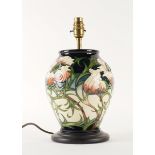 A MOORCROFT `WINDFLOWER' PATTERN LAMP BASE