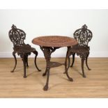 A CAST IRON CIRCULAR TABLE (3)