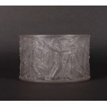 `FIGURINES ET VOILES' A LALIQUE CIRCULAR BOX, NO.97