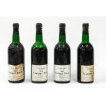 FOUR BOTTLES OF TAYLOR'S VINTAGE PORT 1966 (4)