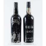 A BOTTLE OF LEACOCK'S 1934 BUAL MADEIRA AND A TAYLOR'S JUBILEE PORT 1935 (2)