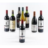 A MIXED GROUP OF WINES AND PORT INCLUDING A BOTTLE OF CHATEAU LYNCH BAGES GRAND CRU 1982 (8)