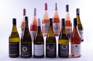 12 BOTTLES NEW ZEALAND AND AUSTRALIAN WHITE AND ROSÉ WINE