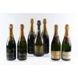 A BOTTLE OF DOM PERIGNON 1999 AND SIX OTHER BOTTLES OF CHAMPAGNE (7)