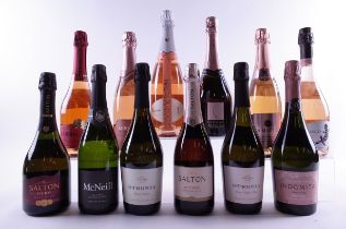 12 BOTTLES AMERICAN AND SOUTH AMERICAN SPARKLING WHITE AND ROSÉ WINE
