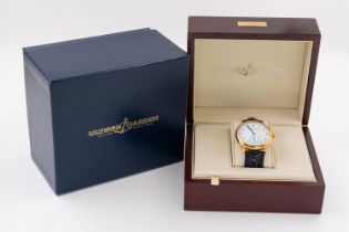 A ULYSSE NARDIN GOLD WATCH