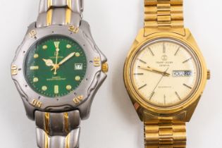 TWO GENTLEMEN'S BRACELET WRISTWATCHES (2)