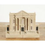 TIMOTHY RICHARDS: A PAIR OF PLASTER ARCHITECTURAL MODELS OF QUEEN ANNE HOUSE, BATH (2)