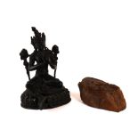 A NEPALESE BRONZE FIGURE OF TARA