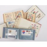 A COLLECTION OF STAMP ALBUMS (QTY)