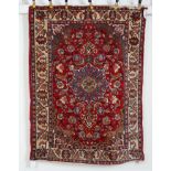 A PAIR OF MAHAL RUGS, PERSIAN (2)