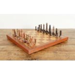 A COLLECTION OF MODERN CHESS SETS (7 SETS AND 5 BOARDS)
