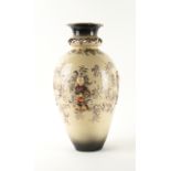 A TALL JAPANESE SATSUMA VASE