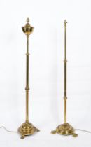 TWO BRASS FLOOR STANDING LAMPS (2)