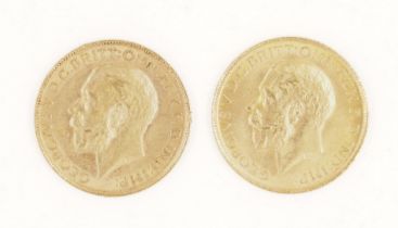 TWO GEORGE V SOVEREIGNS (2)