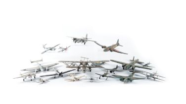 OF AVIATION INTEREST: A COLLECTION OF RECOGNITION OR ‘SPOTTER’ SCALE MODEL WORLD WAR II R.A.F...