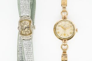 TWO LADY'S WRISTWATCHES (2)