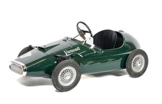 A MODEL OF THE 1957 VANWALL VWG GRAND PRIX RACING CAR (3)