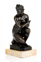 AFTER THE ANTIQUE: A BRONZE MODEL OF THE CROUCHING VENUS