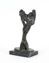 DONALD WELLS (BRITISH, 1929-2014): A 'TREEFORM' PATINATED BRONZE SCULPTURE