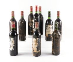 TEN BOTTLES OF CHATEAU PONTET-CANET 1979 (10)