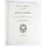 MONTFERRAND, Auguste Ricard de (1786-1858). Plans et Détails du Monument Consacré a la Mémoire...
