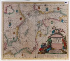 KEULEN, Johannes van (1654-1715). Nieuwe Wassende Graade Paskaart Over de Geeheele Oost-Zee....