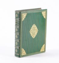 BINDING - Practical Wisdom, London, 1907, square 8vo, FINELY BOUND in full green crushed...