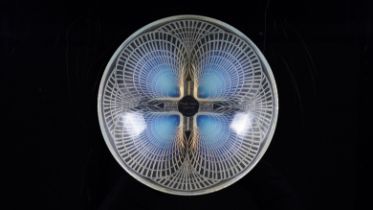 A LALIQUE CLEAR AND OPALESCENT GLASS `COQUILLES' BOWL