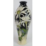 A Moorcroft pottery Shasta daisy vase by Rachel Bishop for the Hillier Garden. Limited edition