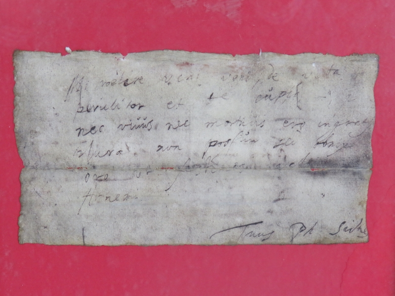 A hand written copy of Sir Philip Sydney's (1554-1586) last letter to his surgeon. Probably 19th - Image 2 of 4