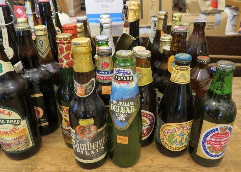 A collection of vintage British and World beers 1970s-1990s, including many in 1 pint bottles. - Image 3 of 3