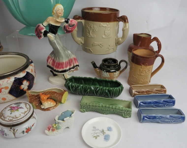 A mixed lot of pottery and stoneware including Doulton, Wade, Hornsea, Dartmouth, Sylvac and Royal - Image 3 of 3
