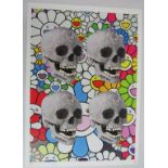 DEATH NYC (Contemporary New York Street artist, b.1979) - Signed limited edition print with artist