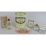 An unopened bottle of Chanel No5 perfume, boxed 7.5ml, an unopened box of Italian bath salts from