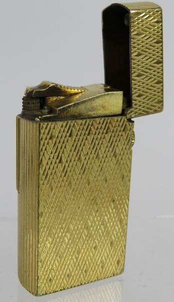 A gold plated Dunhill 70 cigarette lighter, a Dunhill white spot cigarette holder and a Ronson - Image 4 of 5