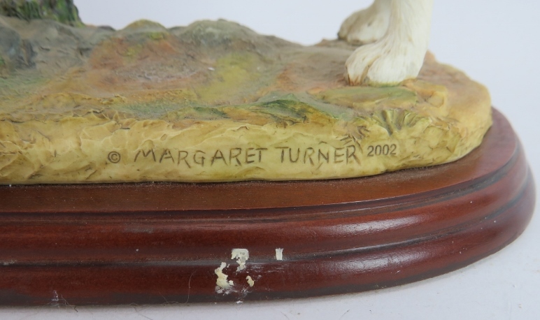 A Border Fine Arts figure 'Border Collie Standing' by Margaret Turner 2002. Height 25cm. Length - Image 3 of 5