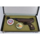 A vintage Weihrauch HW70 air pistol, .177 calibre, in original box. c1970s. (BUYERS MUST BE 18 OR